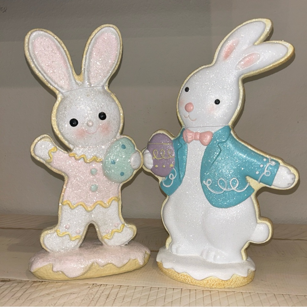 Cupcakes and a cashmere boy and girl, sugar cookie Easter set